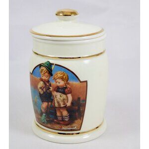 Hummel Canister Collection "Timid Little Sister" Porcelain 1993 Danbury Mint